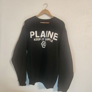Plaine Sweatshirt LA Streetwear New Made In The Usa Hypebeast Mens Size Large